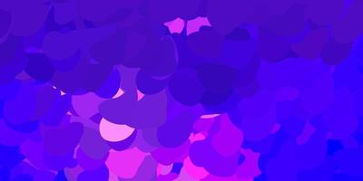 Dark purple vector pattern with abstract shapes.