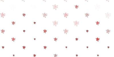 Light Red vector texture with disease symbols.