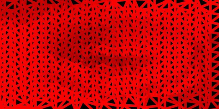 patrón de mosaico de triángulo vector rojo claro.