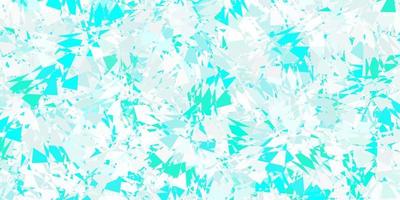 Light blue, green vector layout with triangle forms.