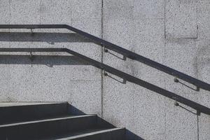 arquitectura de escaleras en la calle foto