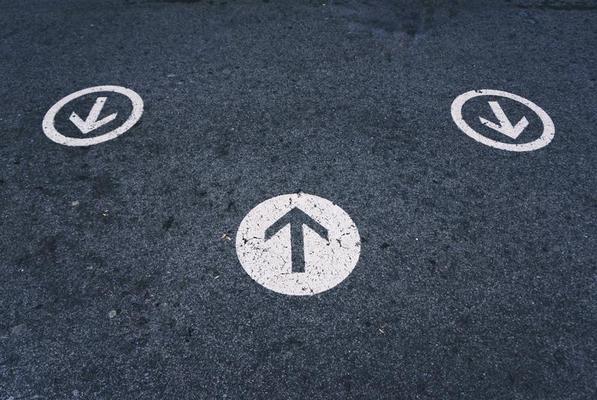 Wayfinding Arrows Stock Photos, Images and Backgrounds for Free Download