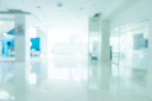 Abstract defocused hospital and clinic interior photo