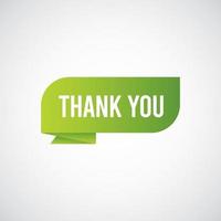 Thank You Tag Label Vector Template Design Illustration