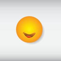 Yellow smiley face or happy emotion at work, on paper cup and papers. Happy work day concept vector