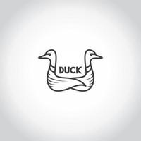 Duck Logo Icon Vector Template Design Illustration