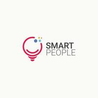 Smart People Logo Icon Vector Template Design Illustration