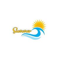 Summer Logo Vector Template Design Illustration