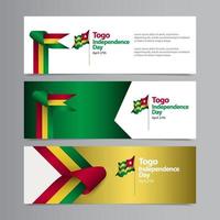 Happy Togo Independence Day Celebration Vector Template Design Illustration