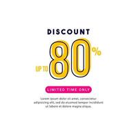 Discount up to 80 off Limited Time Only Vector Template Design Illustration
