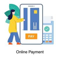 Online Banking and Payment Concept vector