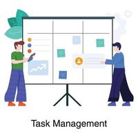 Task Management Team Concept vector