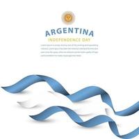 Happy Argentina Independence Day Celebration Vector Template Design Illustration