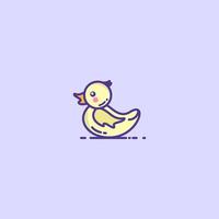 Baby Duck Logo Icon Vector Template Design Illustration