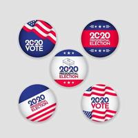 Presidential Election 2020 United States Vector Template Design Illustration
