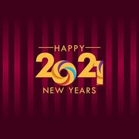 Happy New Years 2021 Celebration Vector Template Design Illustration