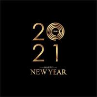 Happy New Years 2021 Celebration Vector Template Design Illustration