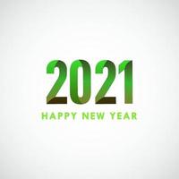 feliz año nuevo 2021 celebración vector plantilla diseño ilustración