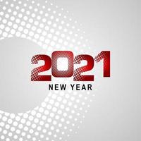 Happy New Years 2021 Celebration Vector Template Design Illustration