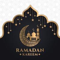 ramadan kareem greeting background template vector