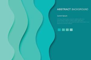 overlap layer paper cut background vector