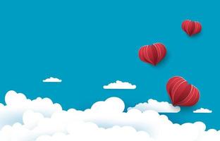 Sky clouds vector illustration.