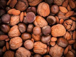 Close-up of mixed nuts photo