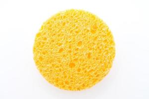 Sponge on white background photo