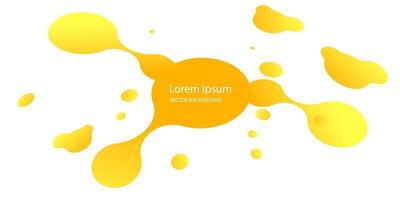 Abstract form of fluid. Liquid design. Liquid dynamic background for web sites, landing page or business presentation. vector