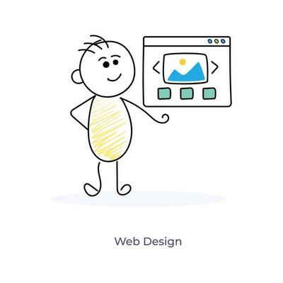 Cartoon Web Designer