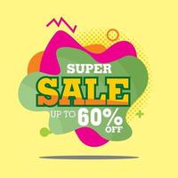 Abstract Liquid Sae Banner, Eps 10 vector