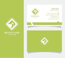 Business Card with Logo R Vector, Eps 10 vector