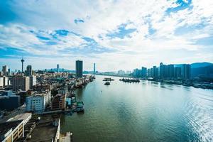 Cityscape of Macau city, China photo