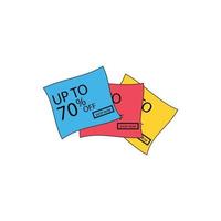 Offer tag set. Vector discount stickers. Collection stickers, price tags. Sale, free, new