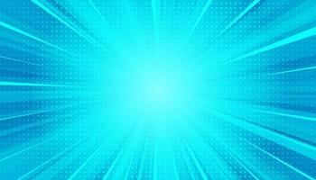 Blue sunny rays background. Sparkling magical dust particles. Vector illustration.
