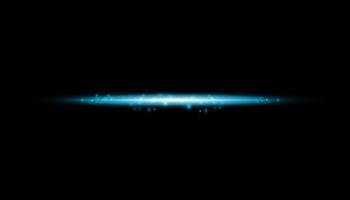 Glow isolated blue effect, lens flare, explosion, glitter, line, sun flash, spark and stars. For illustration template art design, banner for Christmas celebrate, magic flash energy ray. vector