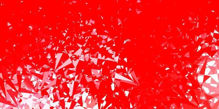 Light red vector pattern with polygonal shapes.