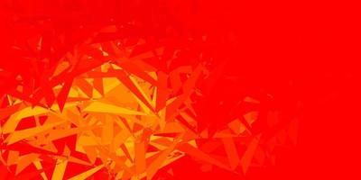 Light red, yellow vector layout with triangle forms.