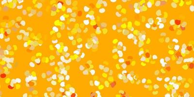 Light yellow vector background with random forms.