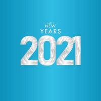 Happy New Years 2021 Celebration Vector Template Design Illustration