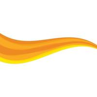 Dynamic wave color background vector