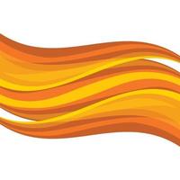 Dynamic wave color background vector