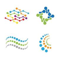 Molecule logo images vector