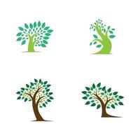 Tree logo images design vector