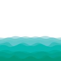 Dynamic wave color background vector