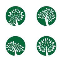 Tree logo images design vector