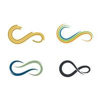 Infinity logo images vector