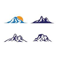 imagenes de logo de montaña vector