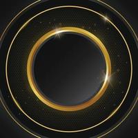 Luxurious Black and Golden Background vector