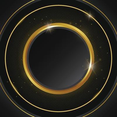 Luxurious Black and Golden Background